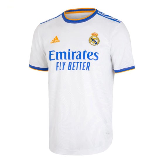 Tailandia Camiseta Real Madrid Replica Primera Ropa 2021/22 Blanco